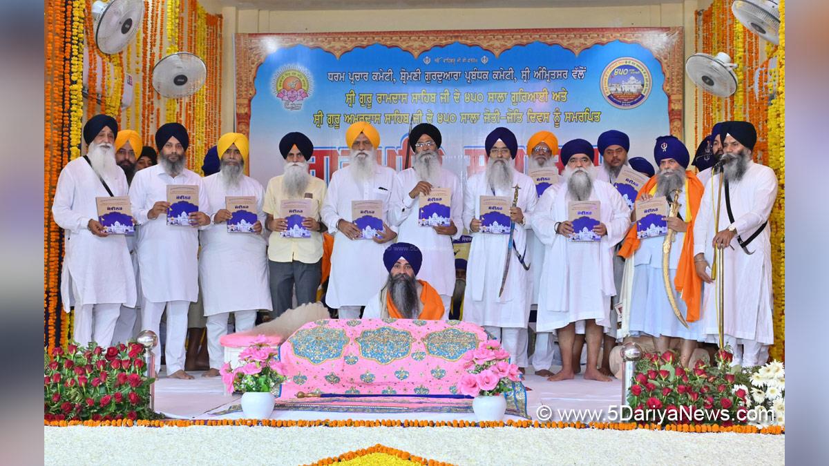 SGPC, Religious, Dharmik, Shiromani Gurdwara Parbandhak Committee, Harjinder Singh Dhami