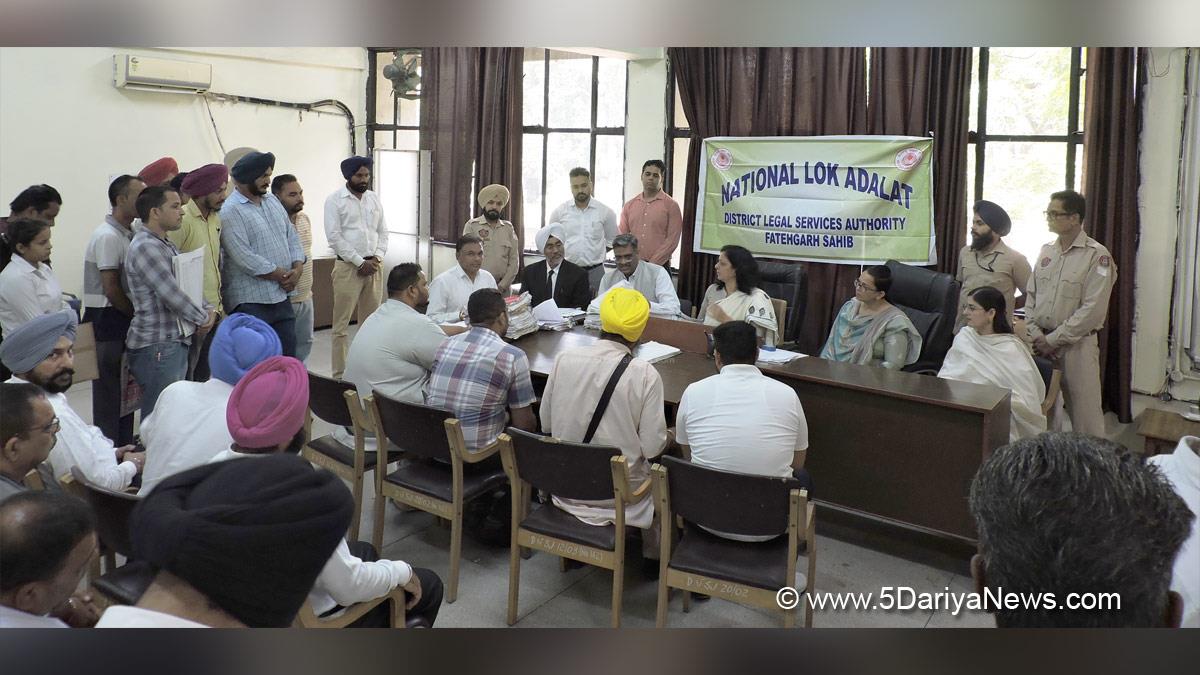 Judicairy, District Legal Services Authority, Lok Adalat, Fatehgarh Sahib