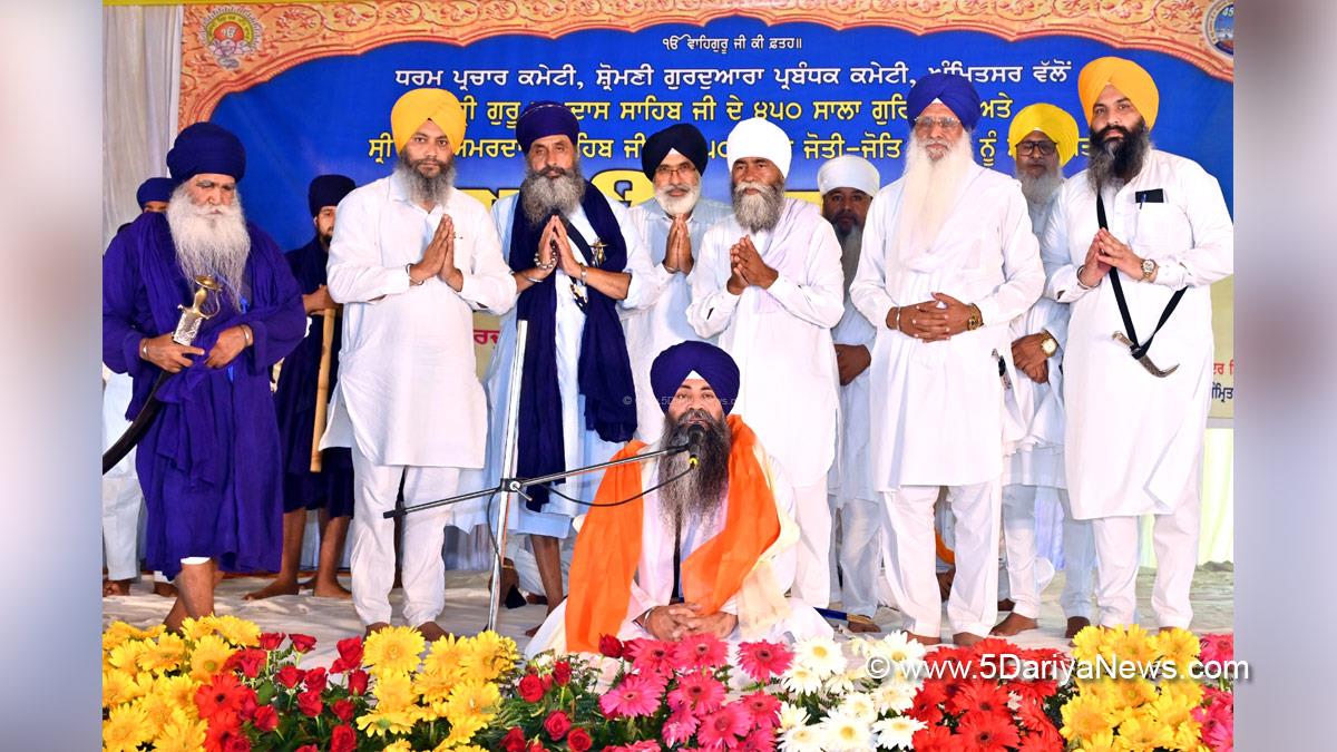 SGPC, Religious, Dharmik, Shiromani Gurdwara Parbandhak Committee, Harjinder Singh Dhami
