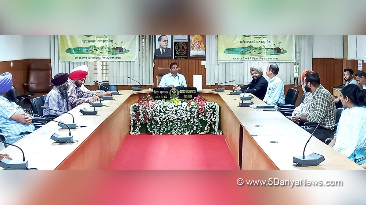 Sandeep Kumar, DC Tarn Taran, Tarn Taran, Deputy Commissioner Tarn Taran