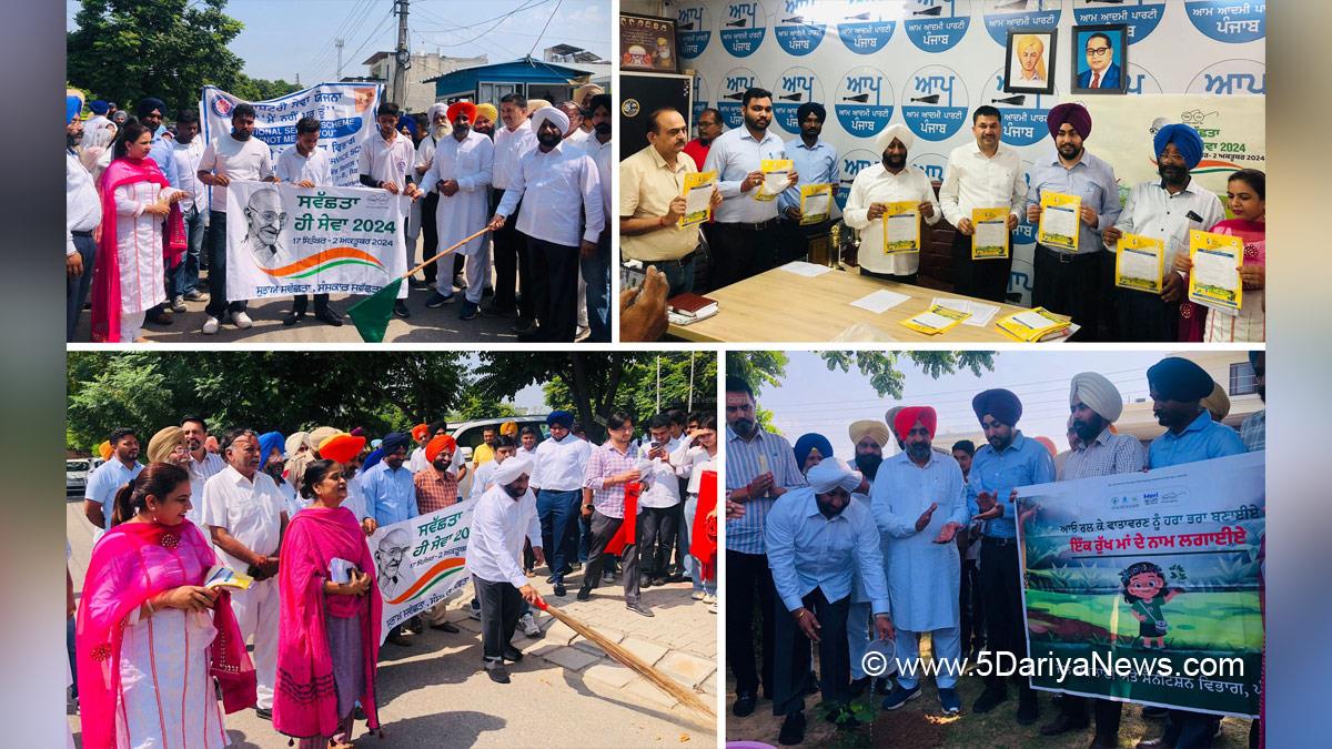 Kulwant Singh Mohali, S.A.S.Nagar, Mohali, S.A.S. Nagar Mohali, Sahibzada Ajit Singh Nagar, AAP, Aam Aadmi Party, Aam Aadmi Party Punjab, AAP Punjab, Swachhata Hi Sewa