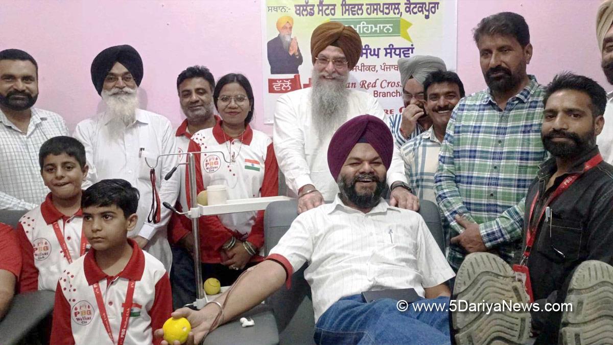 Kultar Singh Sandhwan, AAP, Aam Aadmi Party, AAP Punjab, Aam Aadmi Party Punjab, Government of Punjab, Punjab Government, Blood Camp, Blood Donation Camp
