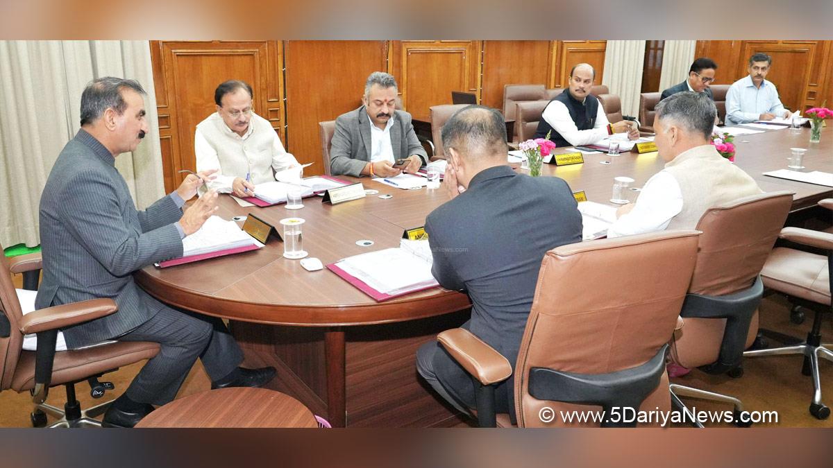 Sukhvinder Singh Sukhu, Himachal Pradesh, Himachal, Congress, Indian National Congress, Himachal Congress, Shimla, Chief Minister of Himachal Pradesh, Cabinet Decisions Himachal