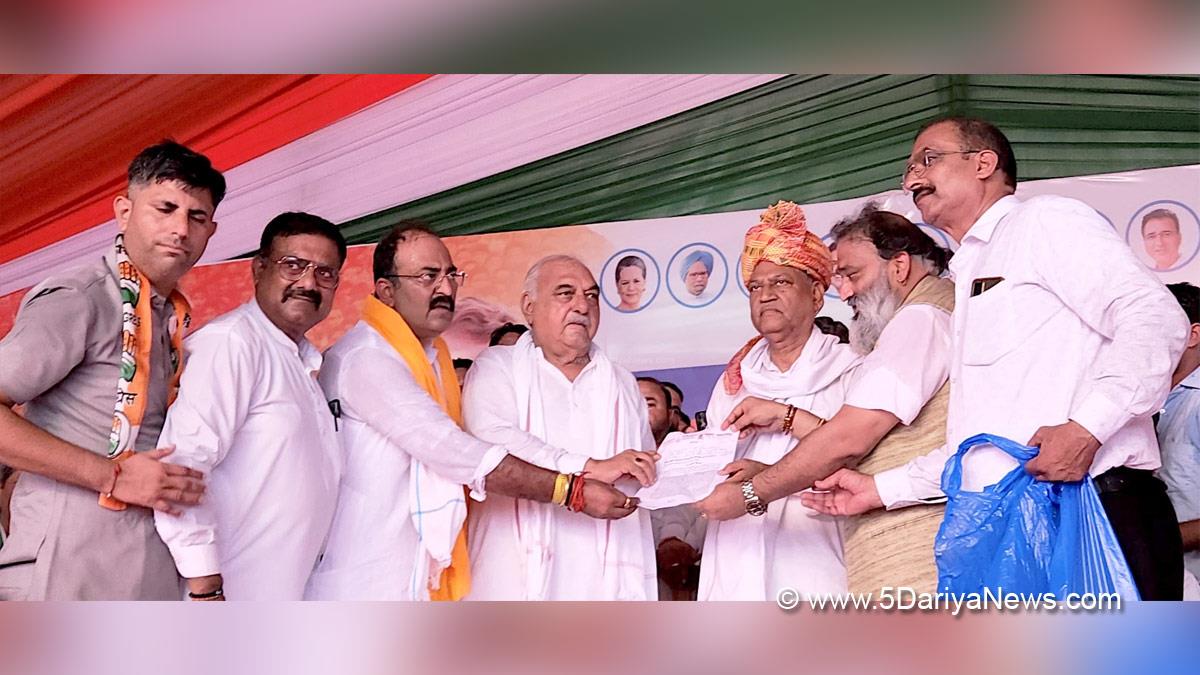 Bhupinder Singh Hooda, Viresh Shandilya, Anti Terrorist Front India, ATFI, Haryana , Haryana Congress