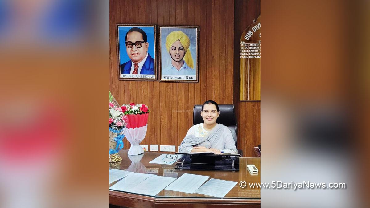Damanadeep Kaur, Sub Divisional Magistrate, SDM Mohali, S.A.S. Nagar, S.A.S. Nagar Mohali, Mohali, Sahibzada Ajit Singh Nagar