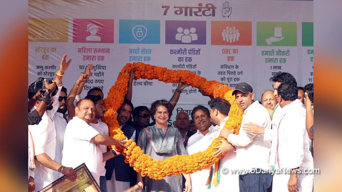 Priyanka Gandhi, Priyanka Gandhi Vadra, Uttar Pradesh, Indian National Congress, Congress, All India Congress Committee, Kashmir, Jammu And Kashmir, Jammu & Kashmir