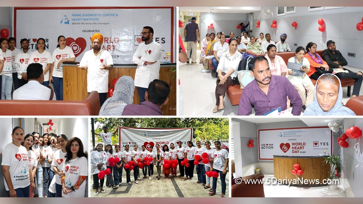 Health, Dr. U P Singh, Prime Diagnostic Centre, World Heart Day 2024, Cardiologist, Echo Singh, World Heart Federation, World Heart Organization