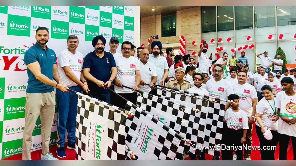 Jitendra Jorwal, DC Ludhiana, Ludhiana, Deputy Commissioner Ludhiana, Fortis Hospital, Dr. Paramdeep Singh Sandhu, World Heart Day 2024, Dr. Manav Wadhera