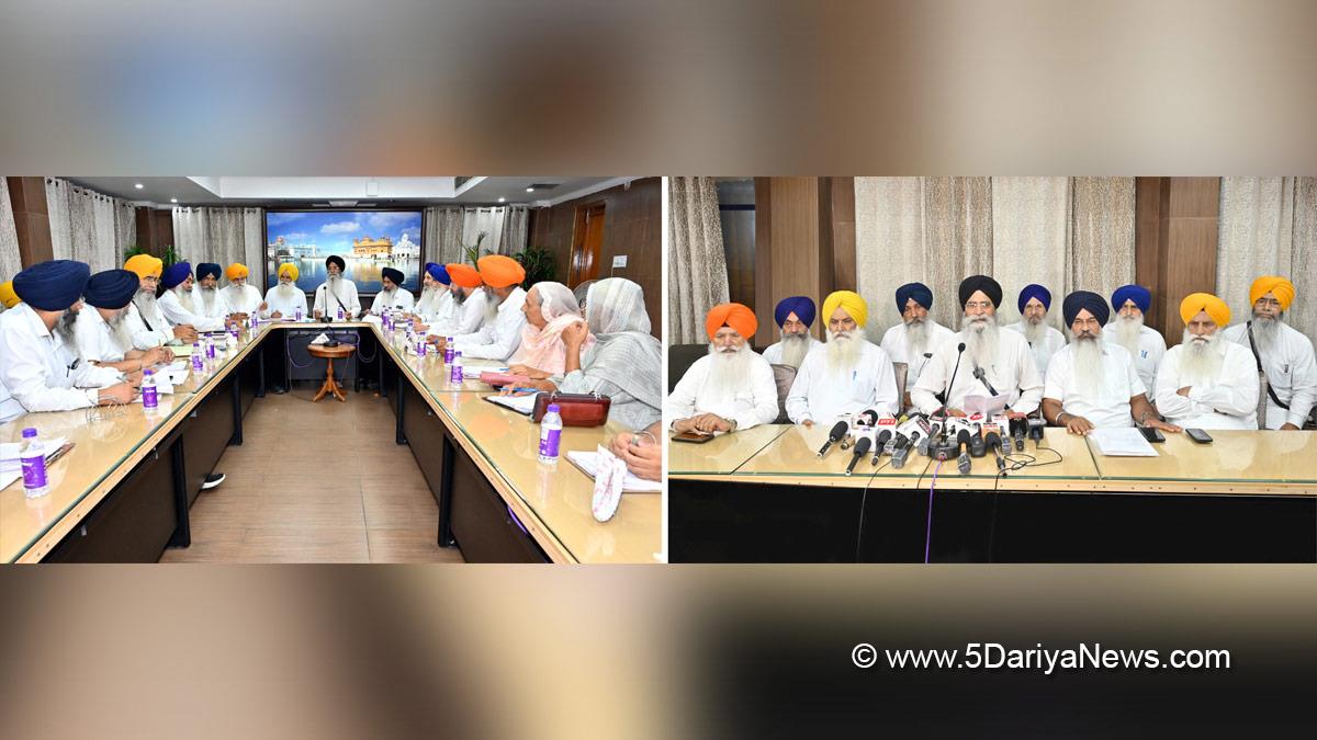 SGPC, Religious, Dharmik, Shiromani Gurdwara Parbandhak Committee, Harjinder Singh Dhami