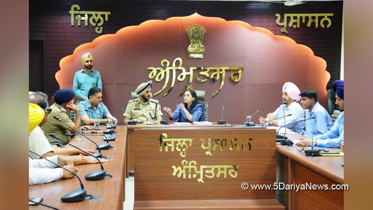 Sakshi Sawhney, DC Amritsar, Amritsar, Deputy Commissioner Amritsar, Gurpreet Singh Bhullar