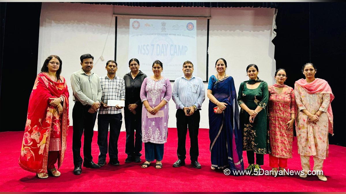 College, Government College of Education, Dr. Nemi Chand, NSS Camp, Chandigarh
