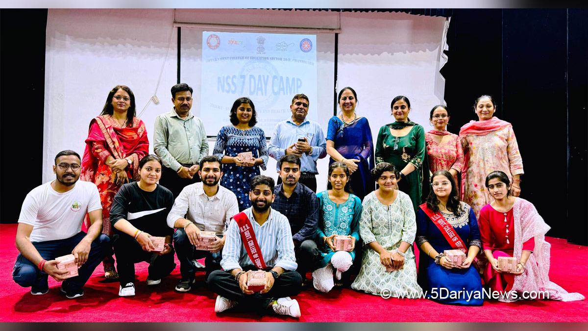 College, Government College of Education, Dr. Nemi Chand, NSS Camp, Chandigarh