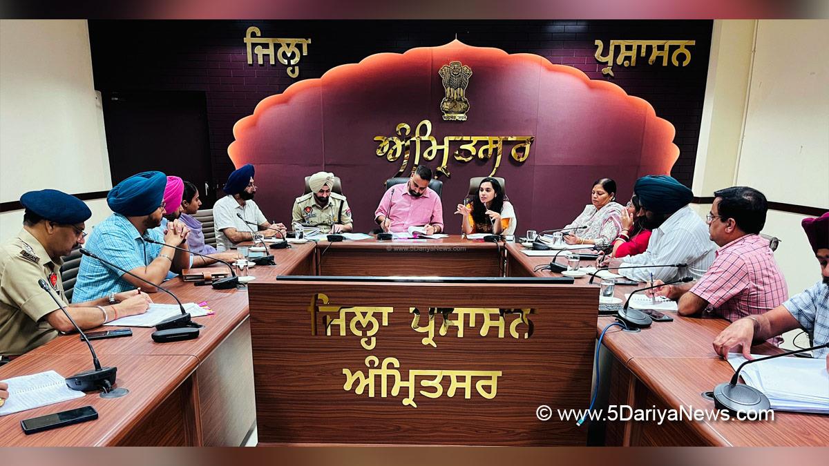 Sakshi Sawhney, DC Amritsar, Amritsar, Deputy Commissioner Amritsar, Harpreet Singh Sudan