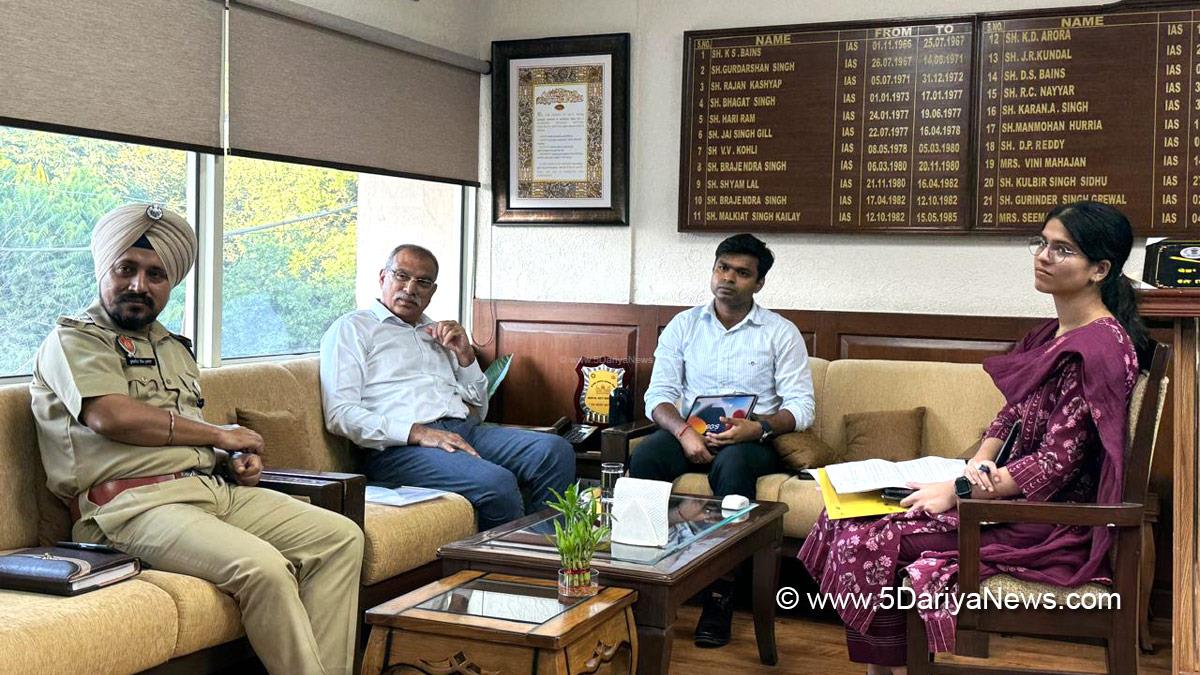 Himanshu Jain, DC Ropar, Deputy Commissioner Ropar, Rupnagar, Ropar, Sandeep Hans