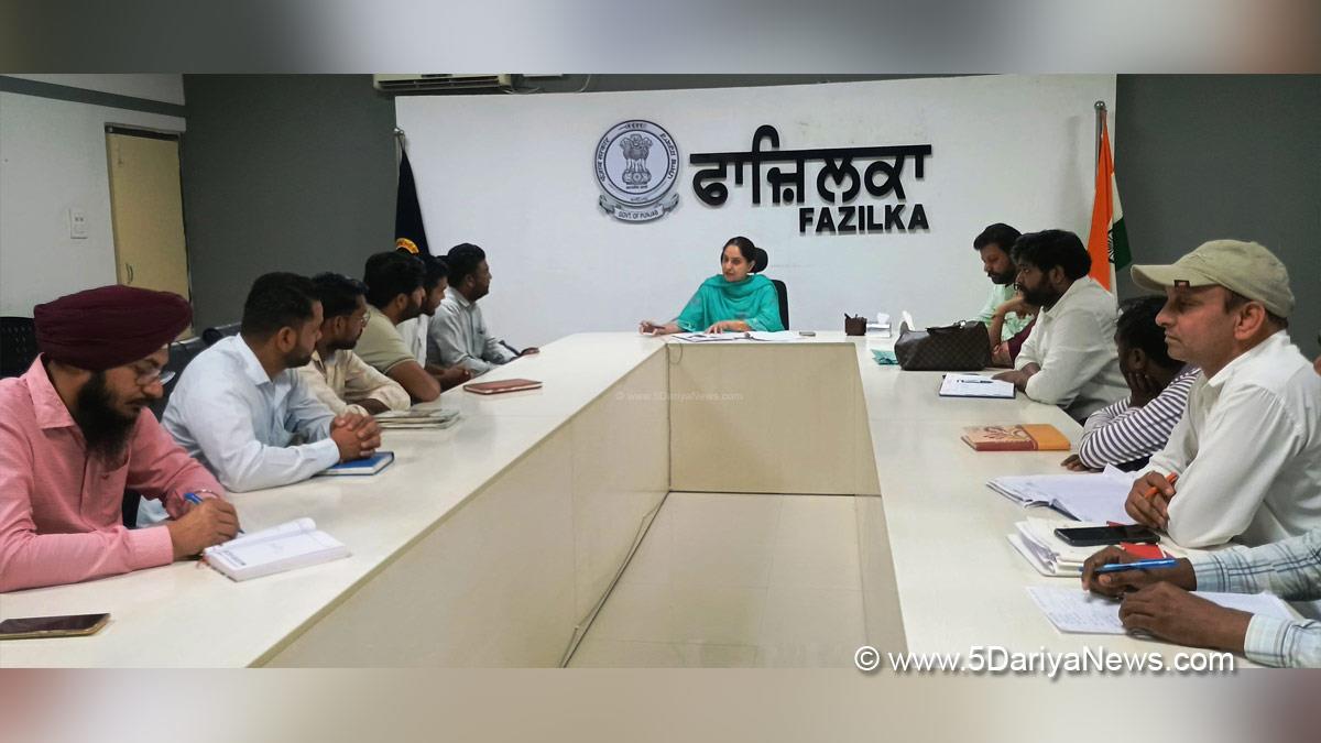 Amarpreet Kaur Sandhu, DC Fazilka, Fazilka, Deputy Commissioner Fazilka