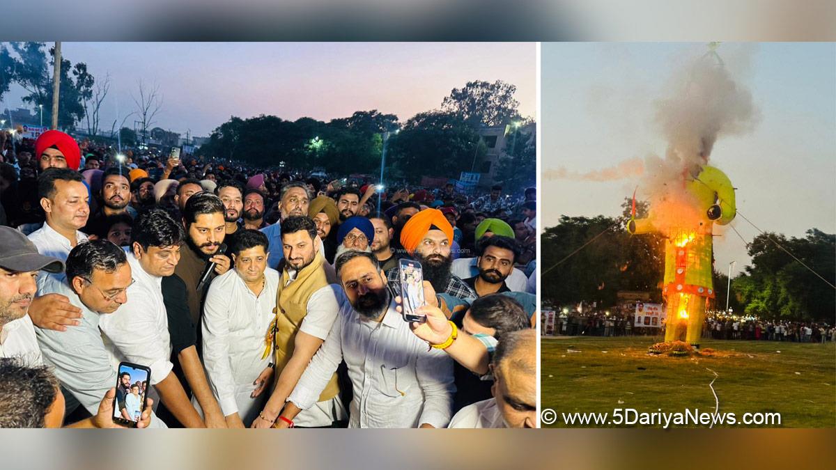 Shery Kalsi, Amansher Singh Shery Kalsi, Shery Kalsi, Batala, AAP, Aam Aadmi Party, Aam Aadmi Party Punjab, AAP Punjab, Dussehra, Dussehra festival