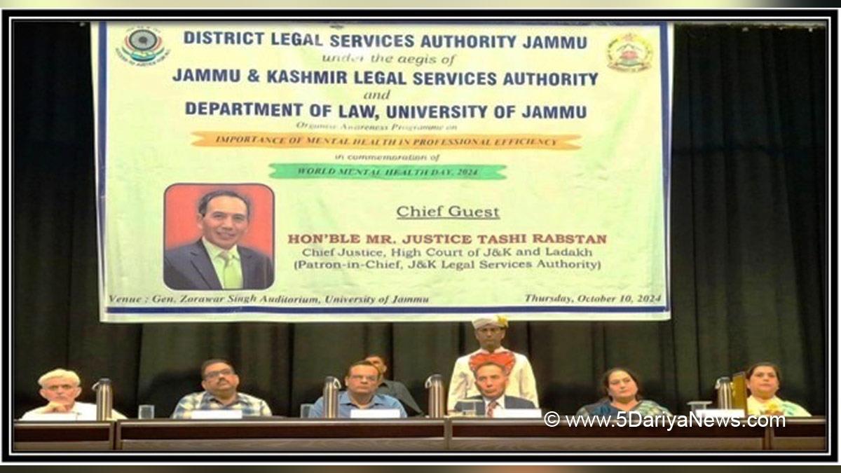 Judiciary, Justice Tashi Rabstan, Kashmir, Jammu And Kashmir, Jammu & Kashmir