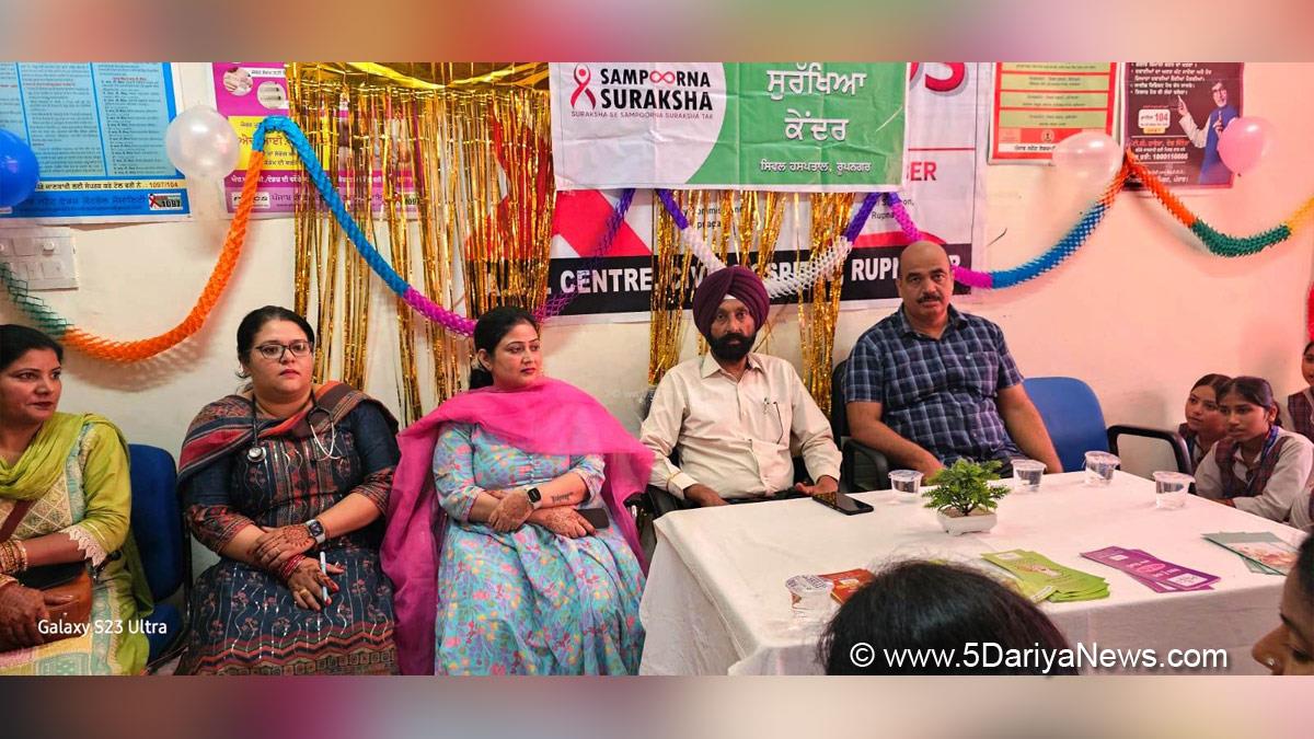 Health, Dr. Tarsem Singh, Civil Surgeon Rupnagar, Ropar