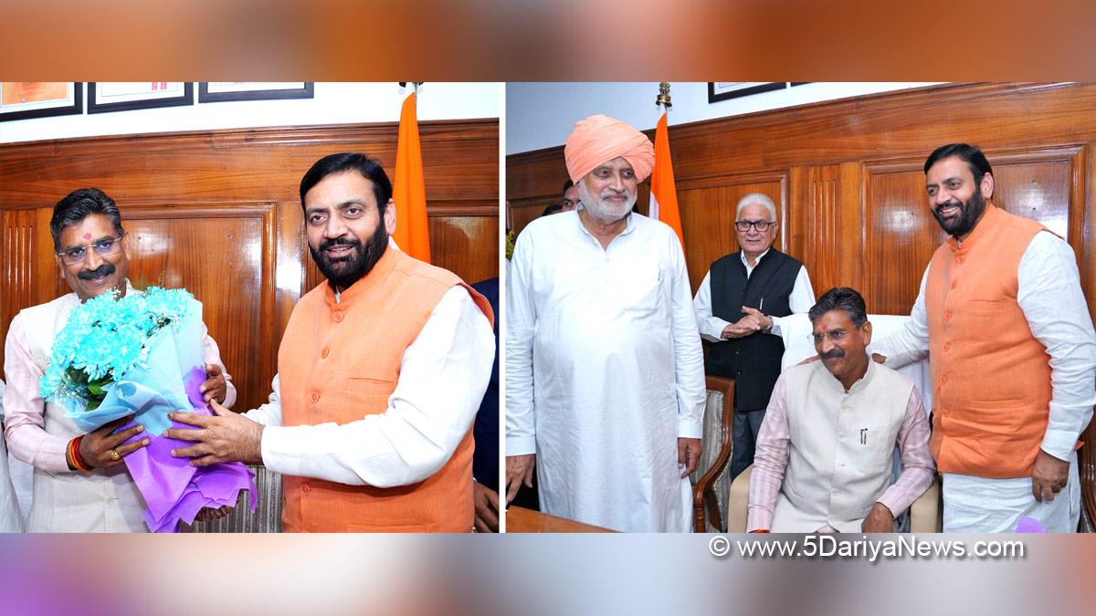 Nayab Singh Saini, Haryana, Bharatiya Janata Party, BJP, Haryana Chief Minister, Chief Minister of Haryana, BJP Haryana, Krishan Kumar Bedi, Scheduled Castes and Backward Classes Welfare and Antyodaya, SEWA, Shyam Singh Rana