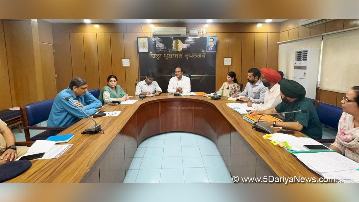 Himanshu Jain, DC Ropar, Deputy Commissioner Ropar, Rupnagar, Ropar    