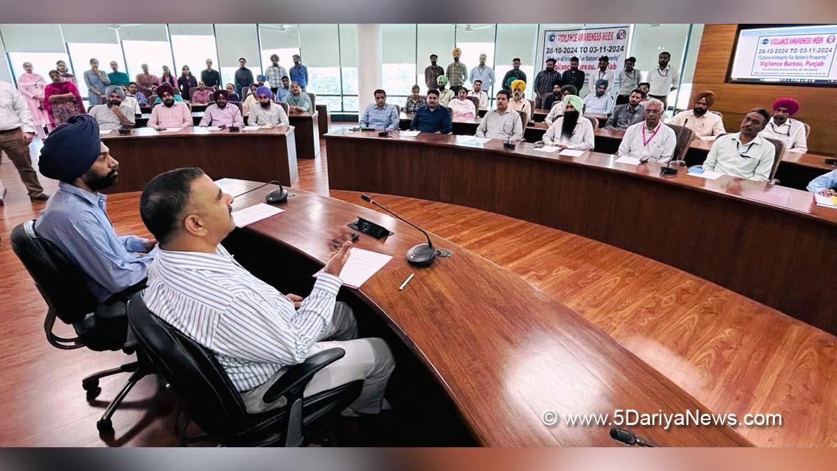 Varinder Kumar, Vigilance Bureau, Special DGP-cum-Chief Director Vigilance Bureau,Chandigarh