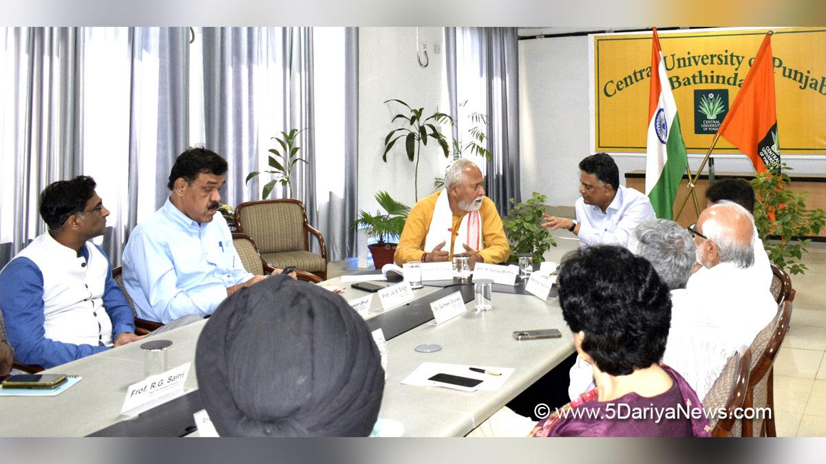Central University of Punjab, CUPB, Bathinda, Prof. Raghvendra P Tiwari