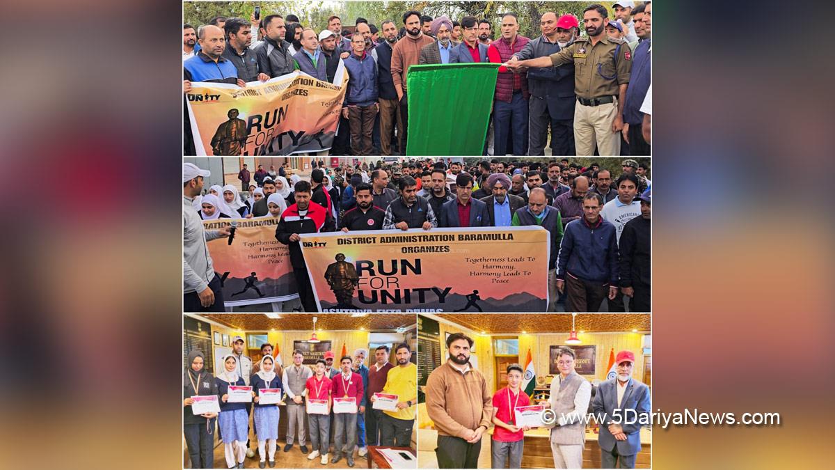 Minga Sherpa, Baramulla, DDC Baramulla, Deputy Commissioner Baramulla, Kashmir, Jammu And Kashmir, Jammu & Kashmir, District Administration Baramulla, Run for Unity, Rashtriya Ekta Diwas, Run for Unity Rally
