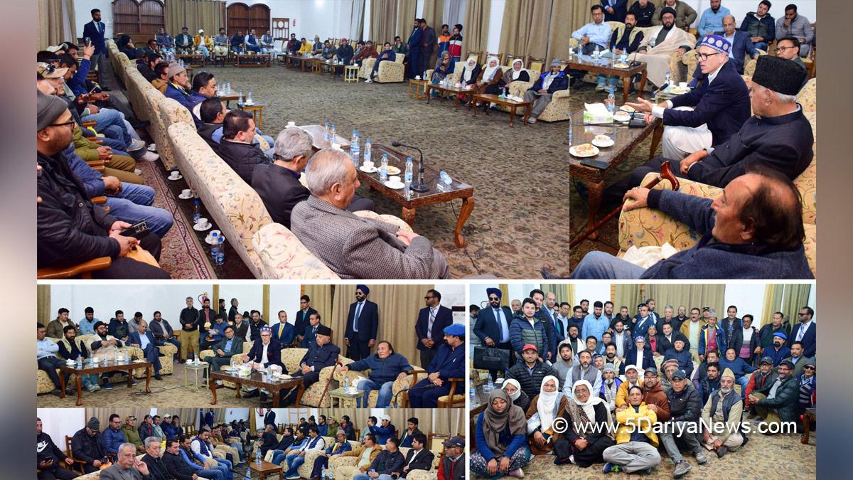 Omar Abdullah, Chief Minister of J&K, Jammu and Kashmir National Conference, National Conference, Srinagar, Kashmir, Jammu And Kashmir, Jammu & Kashmir, Dr Farooq Abdullah, Dr. Farooq Abdullah