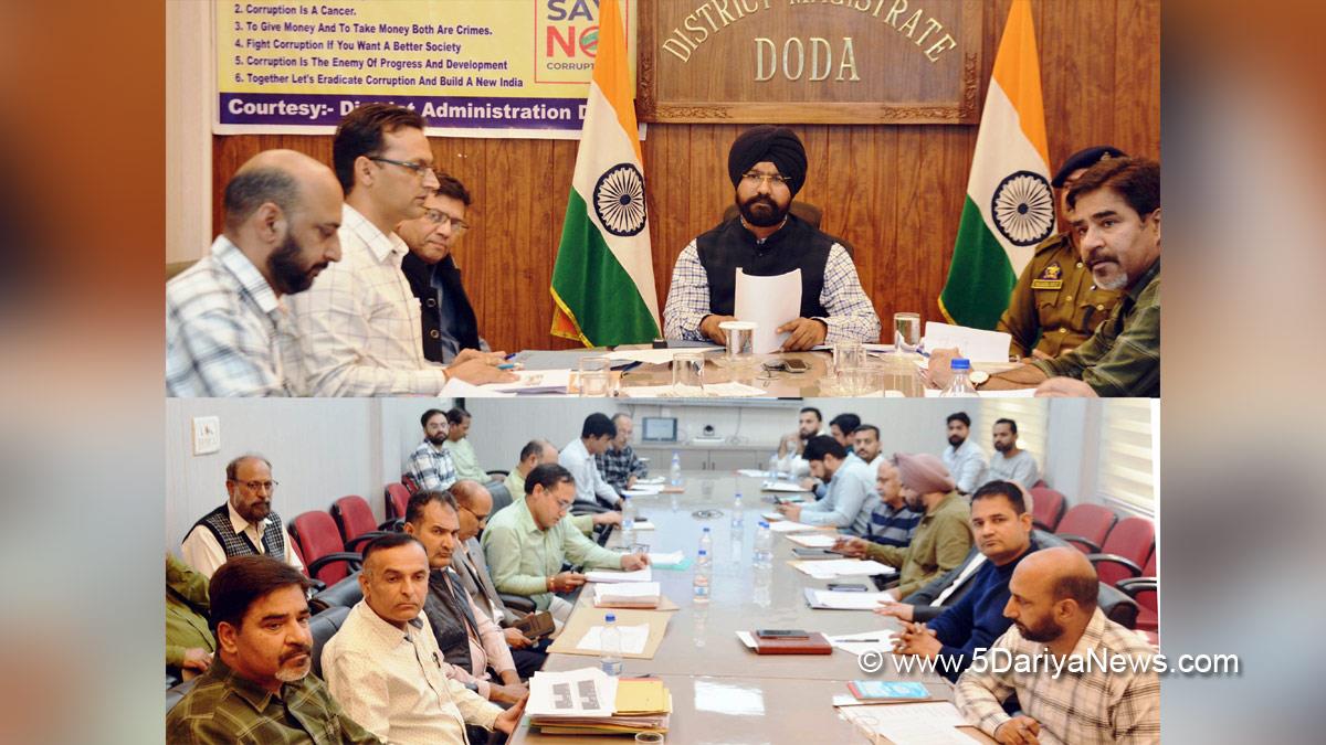 Harvinder Singh, Doda, Deputy Commissioner Doda, Kashmir, Jammu And Kashmir, Jammu & Kashmir, District Administration Doda