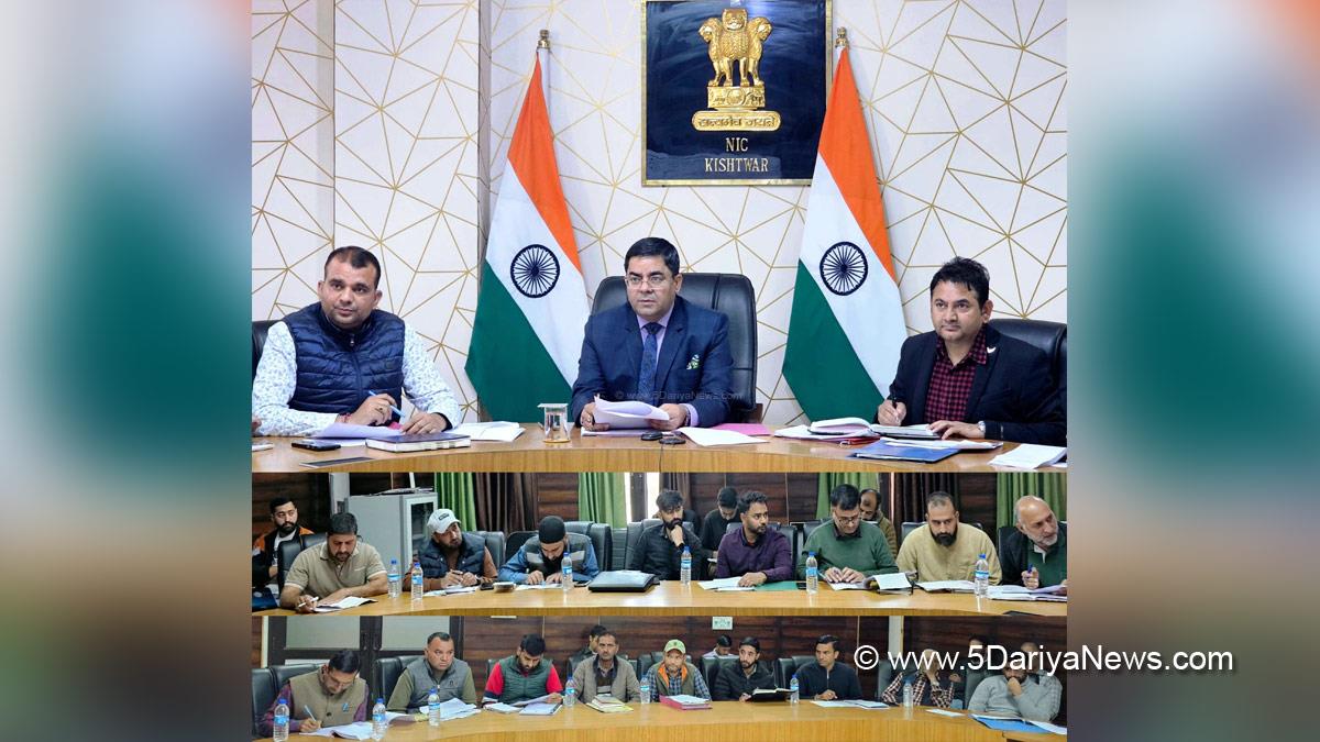 Rajesh Kumar Shavan, Kishtwar, DDC Kishtwar, District Development Commissioner Kishtwar, Kashmir, Jammu And Kashmir, Jammu & Kashmir, District Administration Kishtwar