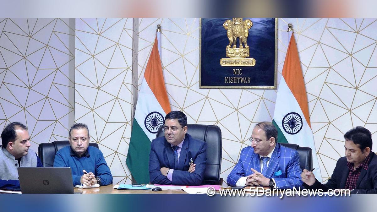 Rajesh Kumar Shavan, Kishtwar, DDC Kishtwar, District Development Commissioner Kishtwar, Kashmir, Jammu And Kashmir, Jammu & Kashmir, District Administration Kishtwar
