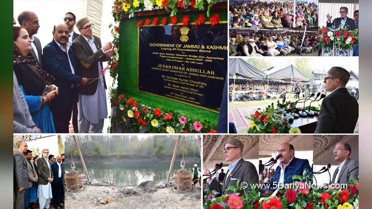 Omar Abdullah, Chief Minister of J&K, Jammu and Kashmir National Conference, National Conference, Srinagar, Kashmir, Jammu And Kashmir, Jammu & Kashmir, Ganderbal