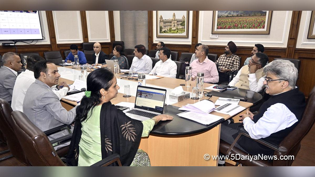 Atal Dulloo, Kashmir, Jammu And Kashmir, Jammu & Kashmir, Chief Secretary Kashmir, UT Level Steering Committee