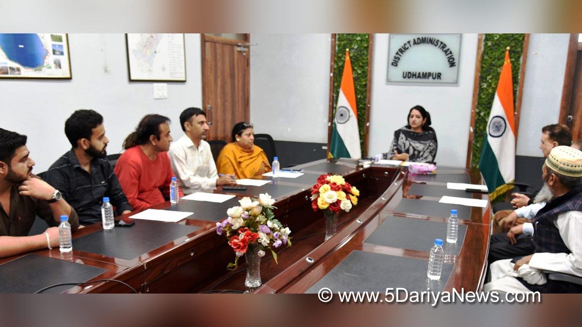 Saloni Rai, Udhampur, DDC Udhampur, District Development Commissioner Udhampur, Kashmir, Jammu And Kashmir, Jammu & Kashmir, District Administration Udhampur