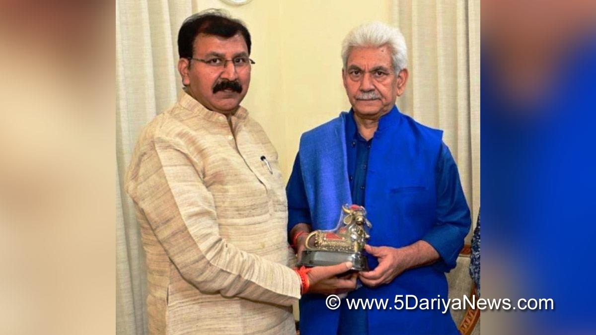 Manoj Sinha, Lieutenant Governor J&K, Raj Bhavan, Jammu, Srinagar, Kashmir, Jammu And Kashmir, Jammu & Kashmir, Arvind Gupta