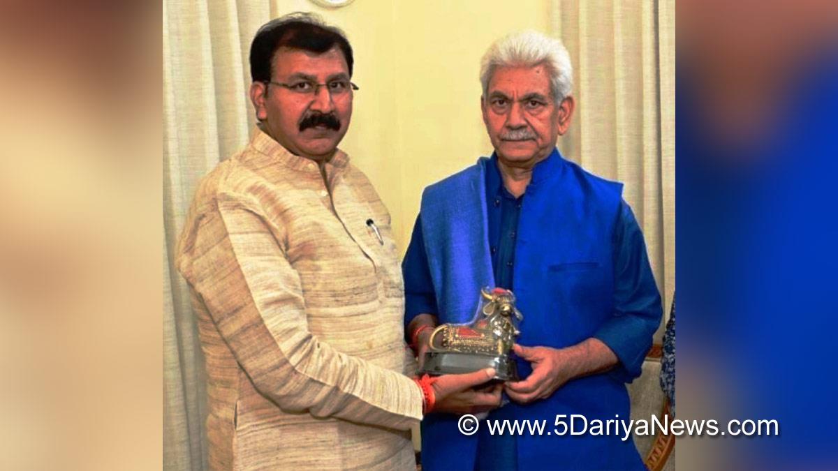 Manoj Sinha, Lieutenant Governor J&K, Raj Bhavan, Jammu, Srinagar, Kashmir, Jammu And Kashmir, Jammu & Kashmir, Arvind Gupta