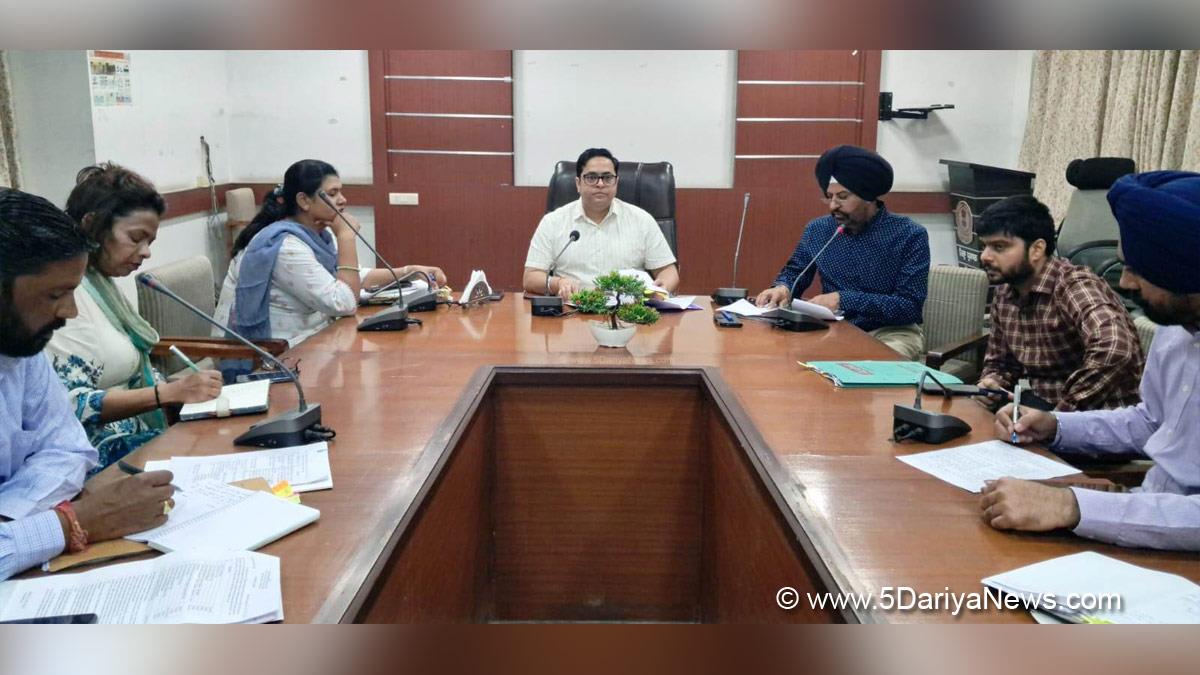 Vishesh Sarangal, DC Moga, Deputy Commissioner Moga, Moga