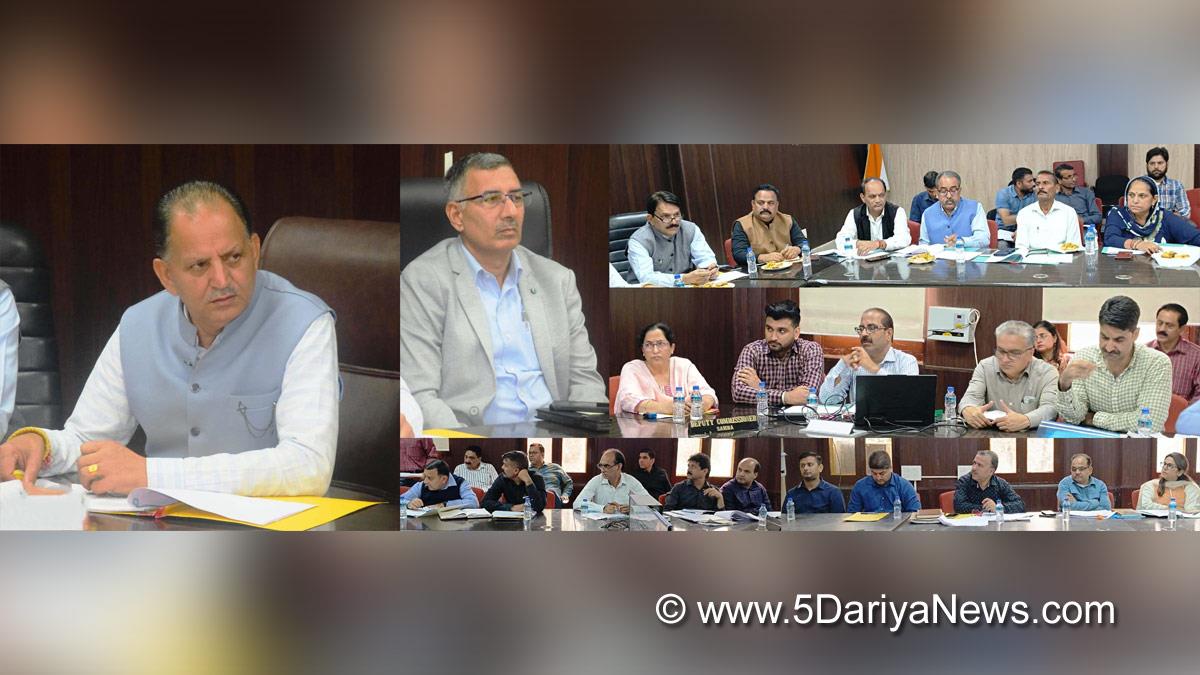 Rajesh Sharma, Rajesh Kumar Sharma, Samba, Deputy Commissioner Samba, Kashmir, Jammu And Kashmir, Jammu & Kashmir, District Administration Samba, Keshav Dutt Sharma, District Development Council Chairman