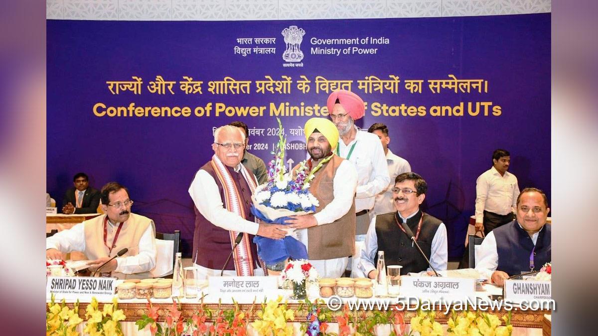 Harbhajan Singh ETO, AAP, Aam Aadmi Party, Aam Aadmi Party Punjab, AAP Punjab, Government of Punjab, Punjab Government, Manohar Lal Khattar, Union Minister of Power and Minister of Housing & Urban Affairs, Ministry of Power and Minister of Housing & Urban Affairs, BJP, Bharatiya Janata Party