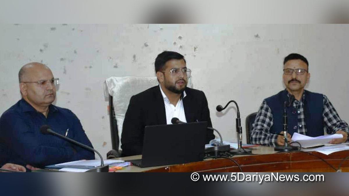 Abhishek Sharma, Rajouri, DDC Rajouri, District Development Commissioner Rajouri, Kashmir, Jammu And Kashmir, Jammu & Kashmir, District Administration Rajouri