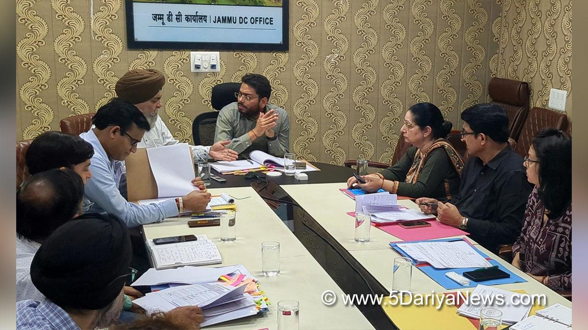 Sachin Kumar Vaishya, Jammu, Sachin Kumar Vaishay, Deputy Commissioner Jammu, Kashmir, Jammu And Kashmir, Jammu & Kashmir, District Administration Jammu