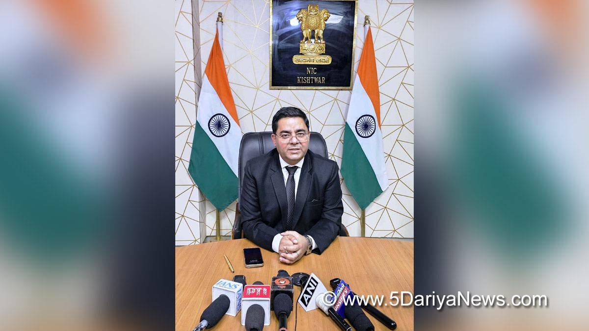 Rajesh Kumar Shavan, Kishtwar, DDC Kishtwar, District Development Commissioner Kishtwar, Kashmir, Jammu And Kashmir, Jammu & Kashmir, District Administration Kishtwar