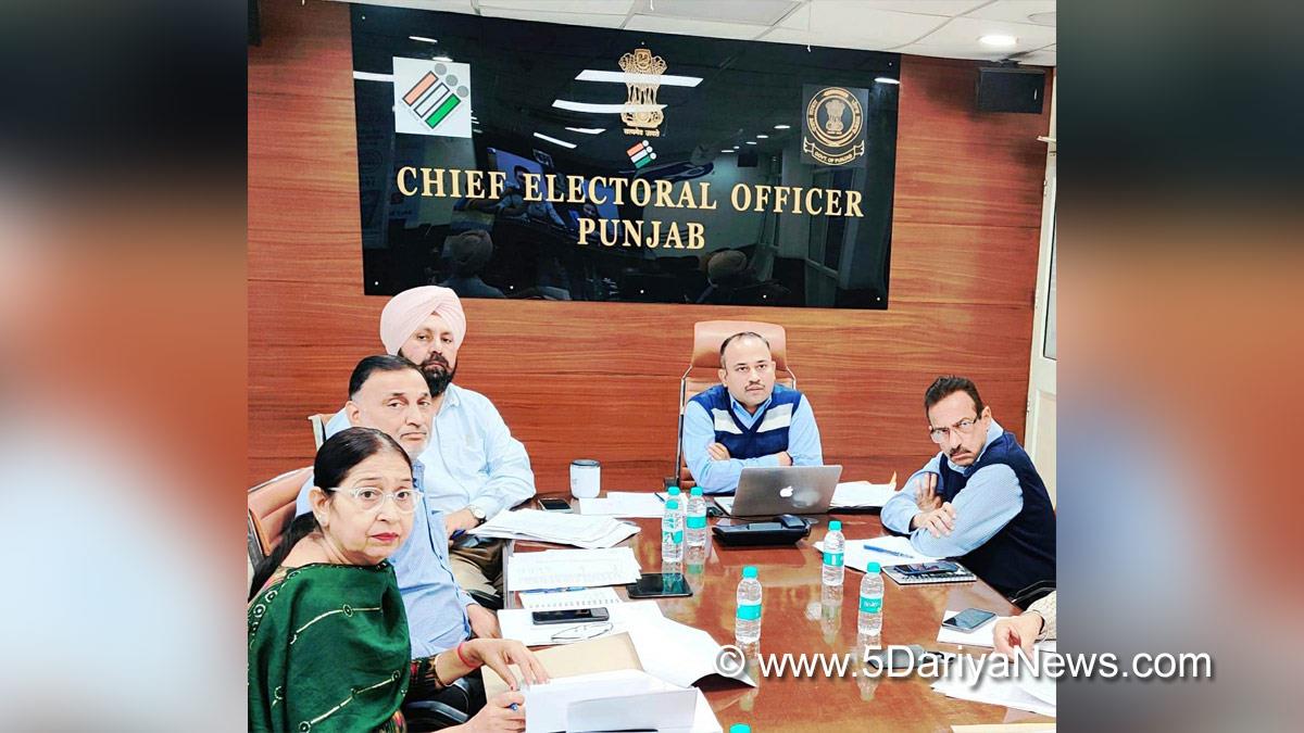 Sibin C, Election Commision Punjab, ECI, Chief Electoral Officer Punjab, CEO Punjab