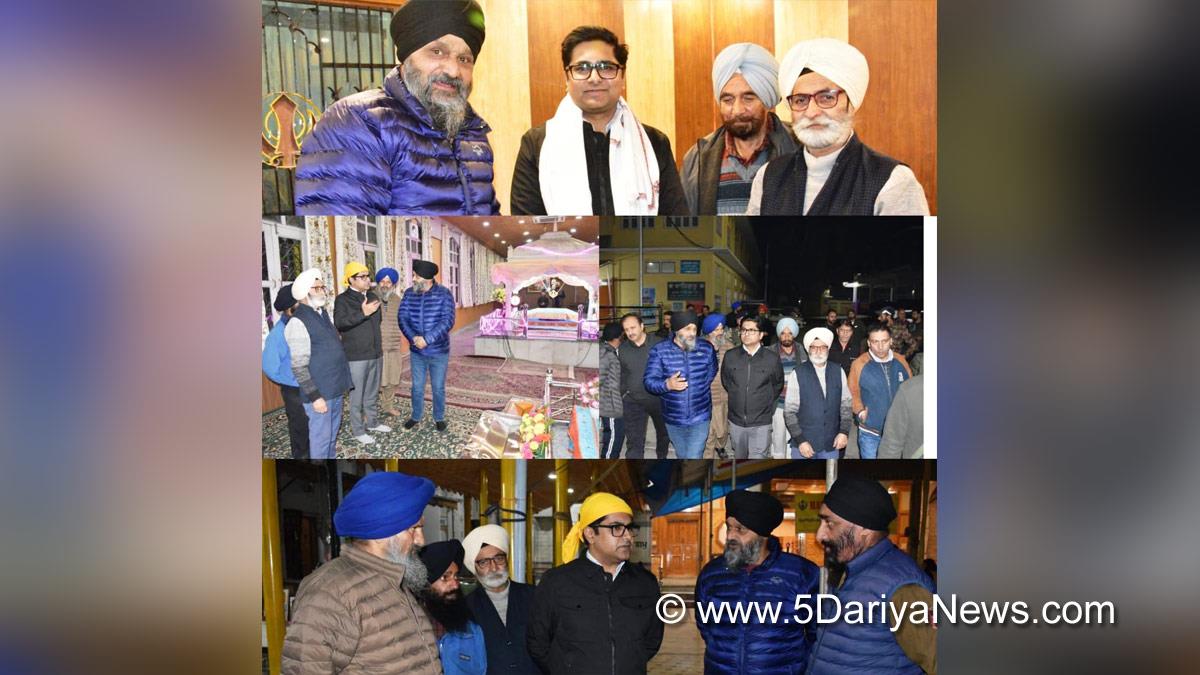 Dr Owais Ahmad, Dr. Owais Ahmed, Srinagar Municipal Corporation, SMC, Srinagar, Kashmir, Jammu And Kashmir, Jammu & Kashmir, Guru Nanak Dev Ji, Guru Nanak Dev Ji Birthday, Guru Nanak Dev Ji Birthday Celebration