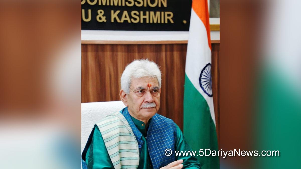 Manoj Sinha, Lieutenant Governor J&K, Raj Bhavan, Jammu, Srinagar, Kashmir, Jammu And Kashmir, Jammu & Kashmi