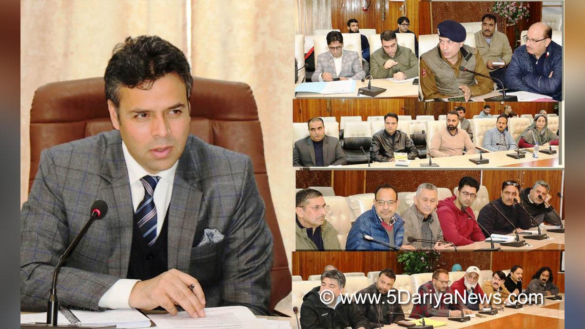 Dr. Bilal Mohi-Ud-Din Bhat, Srinagar, Deputy Commissioner Srinagar, Kashmir, Jammu And Kashmir, Jammu & Kashmir, District Administration Srinagar, District Road Safety Committee