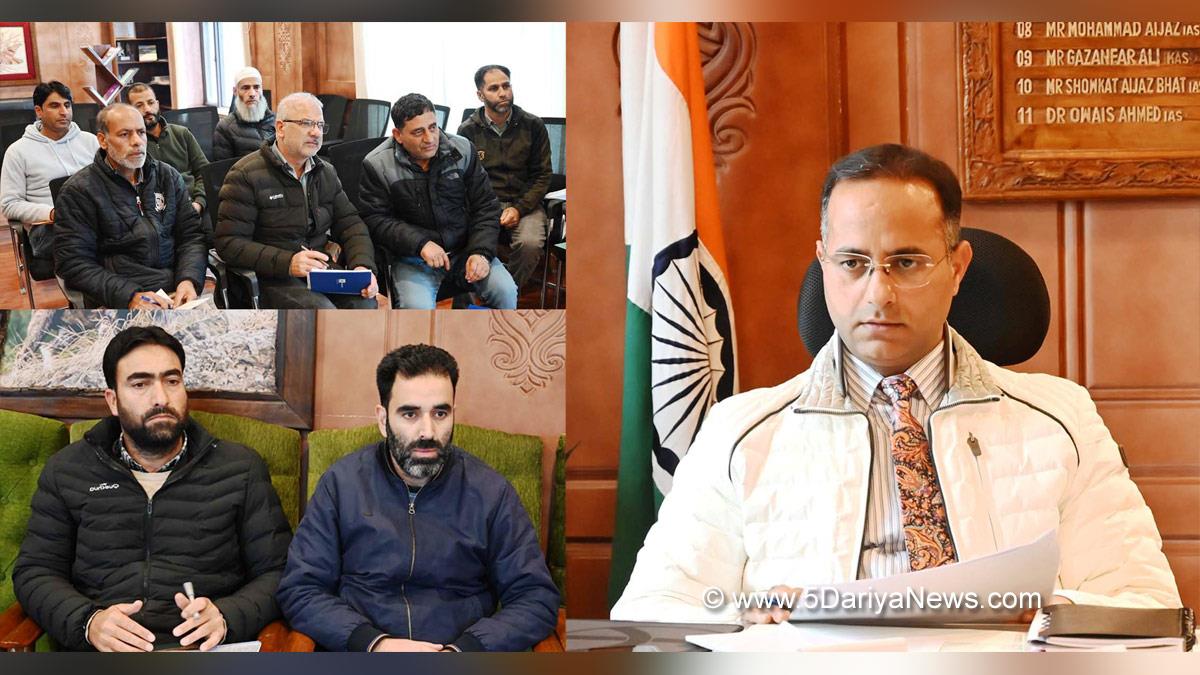 Mohammad Shahid Saleem, Mohammad Shahid Saleem Dar, Shopian, DDC Shopian, District Development Commissioner Shopian, Kashmir, Jammu And Kashmir, Jammu & Kashmir, District Administration