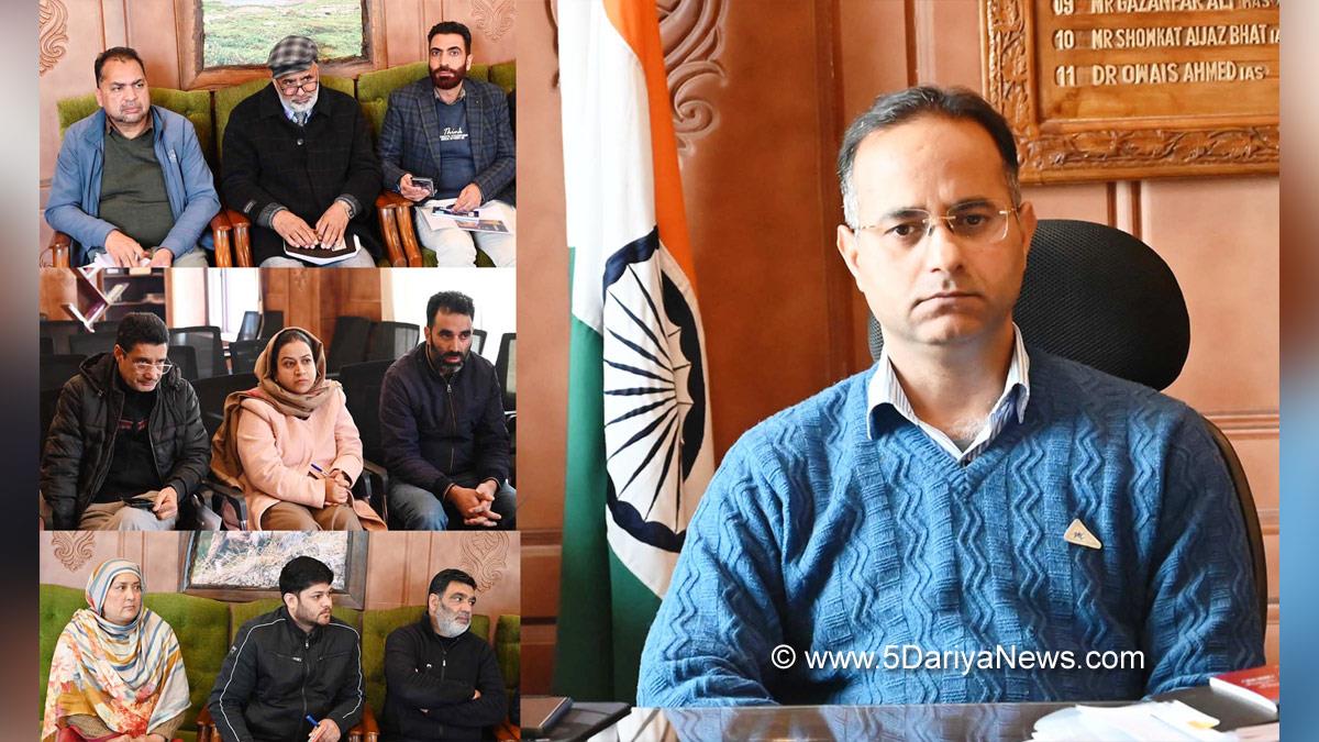 Mohammad Shahid Saleem, Mohammad Shahid Saleem Dar, Shopian, DDC Shopian, District Development Commissioner Shopian, Kashmir, Jammu And Kashmir, Jammu & Kashmir, District Administration