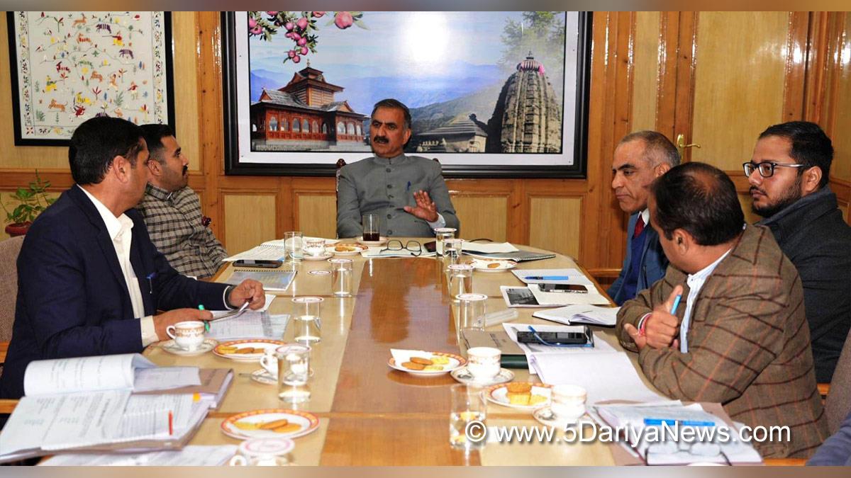 Sukhvinder Singh Sukhu, Himachal Pradesh, Himachal, Congress, Indian National Congress, Himachal Congress, Shimla, Chief Minister of Himachal Pradesh