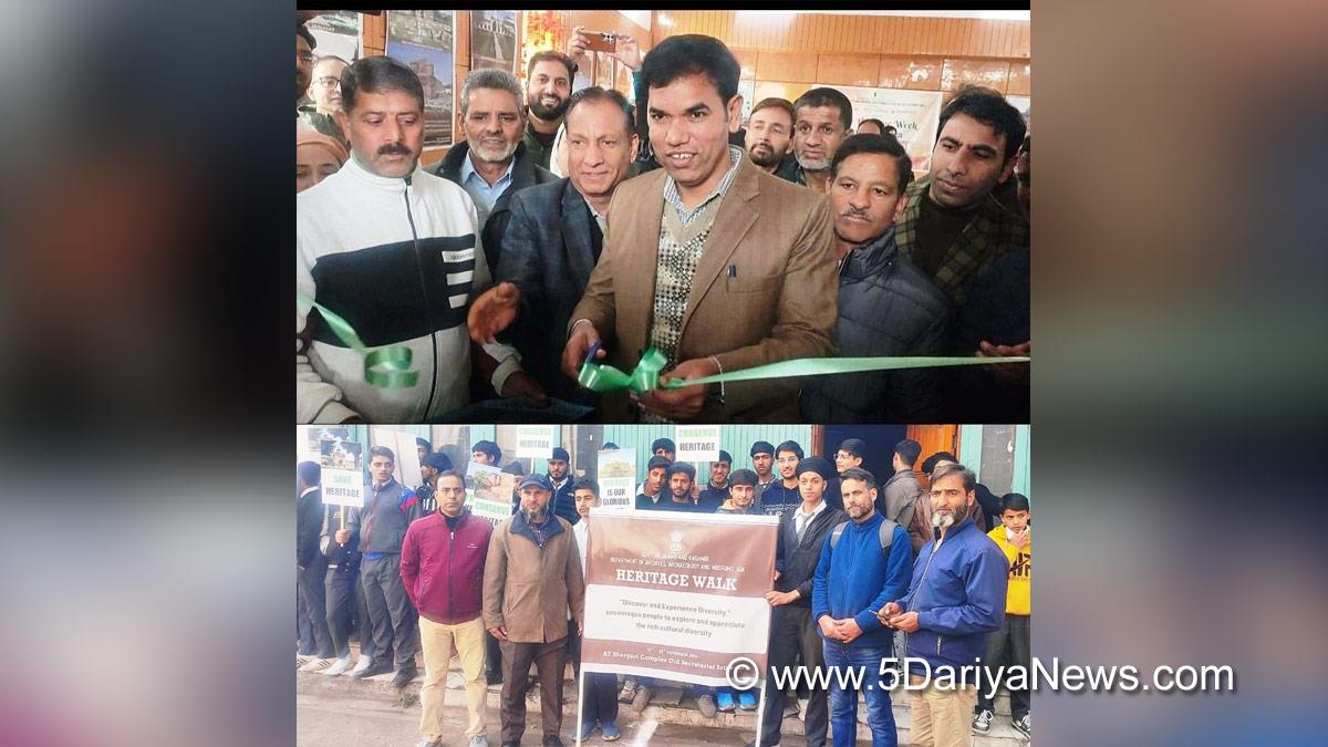 Vijay Kumar Bidhuri, Srinagar, DDC Kashmir, Divisional Commissioner Kashmir, Jammu, Kashmir, Jammu And Kashmir, Jammu & Kashmir, District Administration Srinagar, World Heritage Week, World Heritage Week 2024